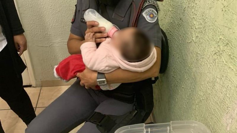 BEBE MAUS TRATOS - Divulgação/Polícia Militar