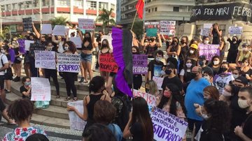 Imagem Violência contra mulher: estupro no Guarujá e protesto em Santos