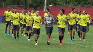 Thiago Maia lamenta anulação de primeiro gol pelo Flamengo - Alexandre Vidal / CR Flamengo