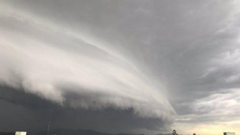 Novo ciclone extratropical atinge Sul do Brasil - Reprodução/Twitter