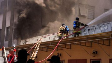 Polícia Federal ouve testemunhas de incêndio no Hospital de Bonsucesso - © Tânia Rêgo/Agência Brasil