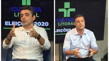 Imagem Candidatos a prefeito Moysés Fernandes e Rogério Santos são os entrevistados do Opinião 2.0