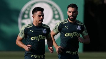 Após deixar campo carregado, Felipe Melo preocupa e ganha elogios de Abel Ferreira - César Greco / Palmeiras
