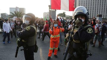 Presidente interino do Peru pede calma em meio a escalada de protestos - © REUTERS/Sebastian Castaneda/Direitos reservados