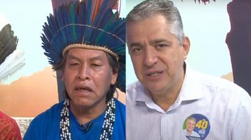 Imagem Entrevista com representantes da Aldeia Rio Silveira e candidato Valter Suman