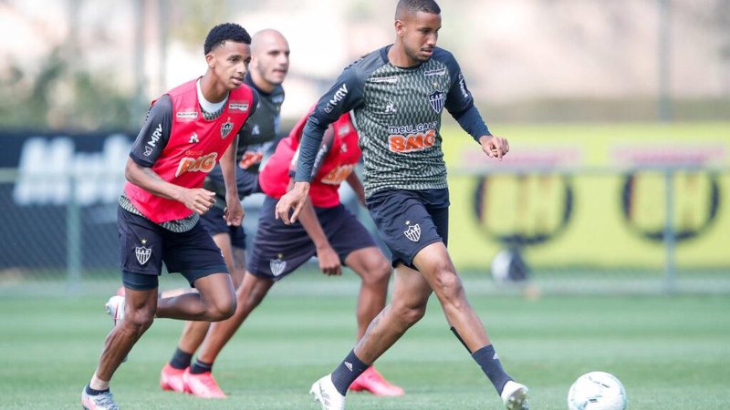 Atlético-MG faz último treino neste sábado e viaja para enfrentar o Ceará - Agência Galo / Atlético Mineiro