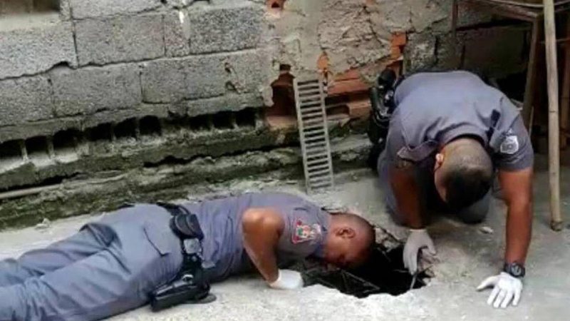 História de idoso concretado pelo filho é fake news - Divulgação/Polícia Militar