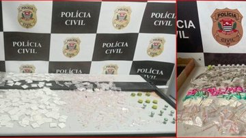 Em ações de combate ao tráfico, a Polícia Civil de Carapicuíba prende 3 pessoas e apreende mil porções de drogas