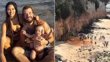 Imagem Desabamento de falésia mata casal e bebê