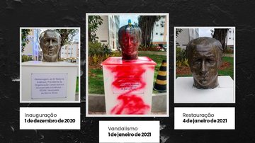 Praia Grande restaura púlpito vandalizado - Divulgação/PMPG
