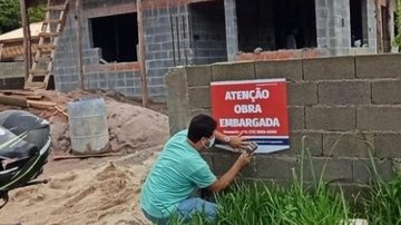 Imagem Prefeitura de Caraguatatuba embarga obras irregulares na Região Norte