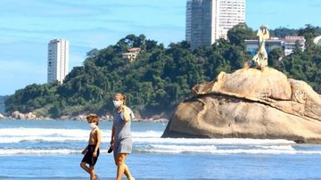 PRAIA VAZIA - Divulgação/PMSV