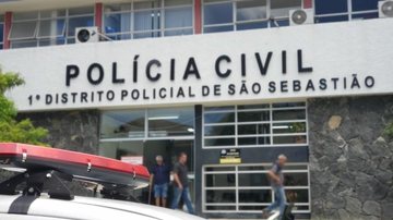 Delegacia de São Sebastião investiga o caso - Foto: Wilson Araújo / TV Vanguarda