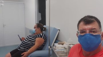 Vereador Pixoxó, de São Sebastião, foi intubado nesta terça-feira (19) - Divulgação/Reprodução Facebook