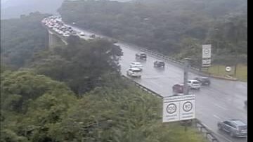 Rodovia dos Imigrantes, km 56. - Foto: Ecovias