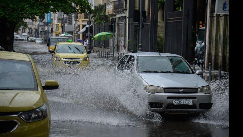 Chuva forte faz Rio de Janeiro entrar em estágio de atenção - © Tomaz Silva/Agência Brasil