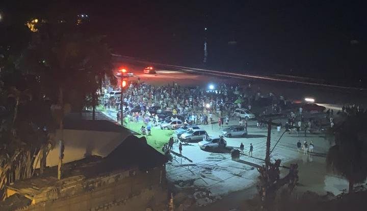 Pancadão natalino: evento a céu aberto é denunciado em Ubatuba - Reprodução/Tamoios News