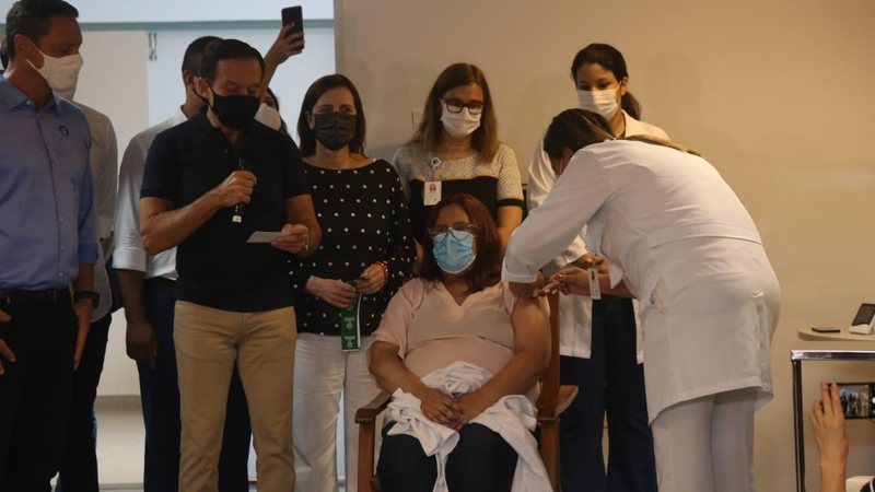 Baixada Santista inicia vacinação contra a covid-19 - Divulgação/PMS