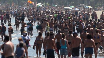 Praia de Santos em setembro de 2020 - Foto: Alexsander Ferraz/Jornal A Tribuna