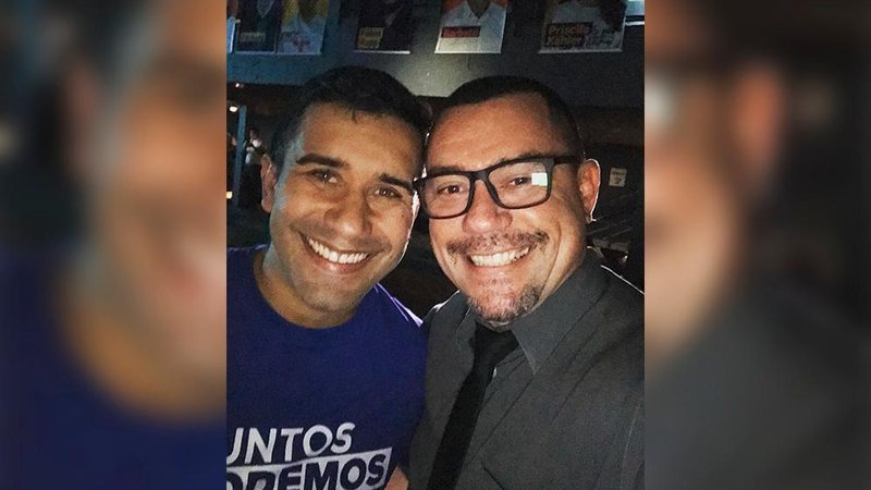 Prefeito Caio Cunha (à esquerda) ao lado de Reinaldo Barreiros (à direita) Escolha de secretário-adjunto gera polêmica em Mogi das Cruzes - Reprodução/Facebook