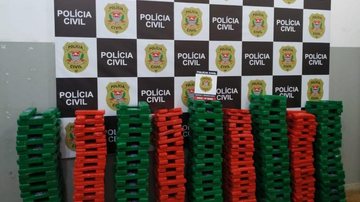 Polícia Civil de Ribeirão Preto prende 2 traficantes e apreende 579 tijolos de maconha