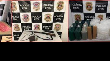 Operação da Polícia Civil nas cidades da Baixada Santista e Vale do Ribeira prende 208 pessoas - Reprodução/Polícia Civil