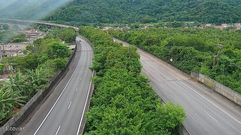 Km 59 da rodovia dos Imigrantes, acesso à Baixada Santista IMIGRANTES ACESSO BAIXADA KM 59 - Foto: Ecovias