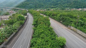 Km 59 da rodovia dos Imigrantes, acesso à Baixada Santista IMIGRANTES ACESSO BAIXADA KM 59 - Foto: Ecovias
