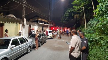 Festa clandestina é dispersada em São Vicente - Divulgação