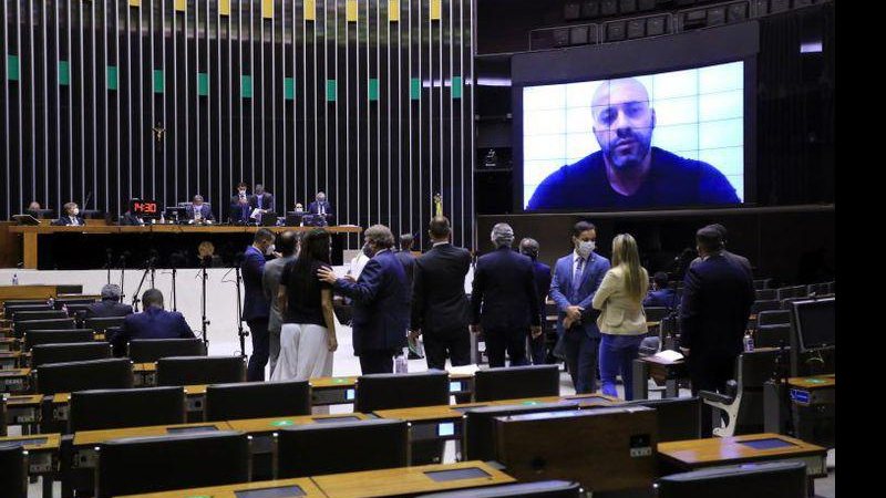 Câmara mantém prisão de Daniel Silveira - © Michel Jesus/Câmara dos Deputados