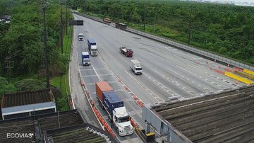 Imagem do trecho de pedágio - Ecovias