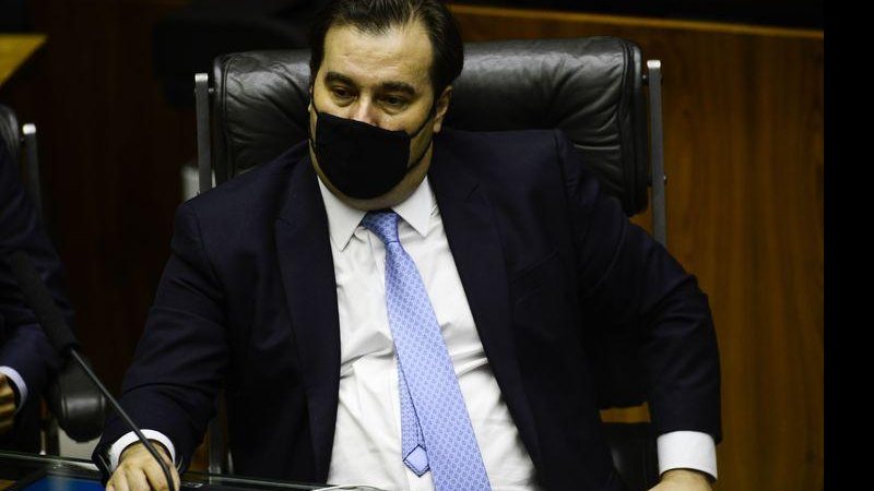 Emocionado, Rodrigo Maia se despede da presidência da Câmara - © Marcelo Camargo/Agência Brasil