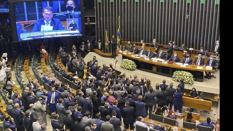 Congresso realiza sessão solene para abertura do ano legislativo - © Fabio Rodrigues PozzebomAgência Brasil