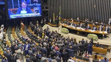 Congresso realiza sessão solene para abertura do ano legislativo - © Fabio Rodrigues PozzebomAgência Brasil