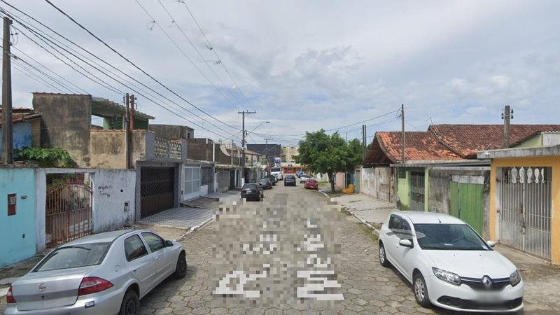 Rua onde ocorreu o furto em Praia Grande Furto Praia Grande - Foto: Reprodução Google Maps