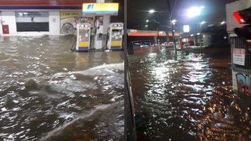 Santos alagada: moradores registram estragos das chuvas na cidade - Cleo Lira