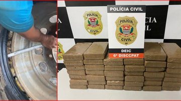 Traficantes foram presos com 40kg de cocaína em Mogi Mirim