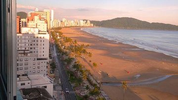 Praia da Guilhermina - Praia Grande Bom dia! Comece a quarta-feira, 17, bem informado! - Sandra Machado