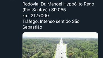 Imagem Motoristas enfrentam tráfego intenso na rodovia Rio-Santos