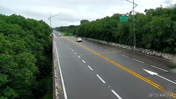Rodovia Rio-Santos (SP-055) na tarde de sábado (06) DER aponta queda na movimentação das principais rodovias paulistas - Reprodução/DER