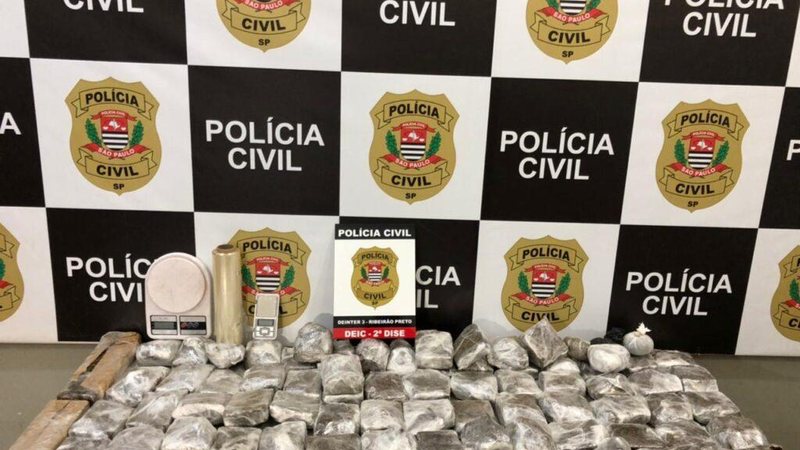 Polícia Civil de Ribeirão Preto apreende 25kg de maconha