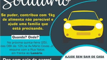 Peruíbe: Drive Thru da solidariedade é realizado na cidade - Prefeitura de Peruíbe