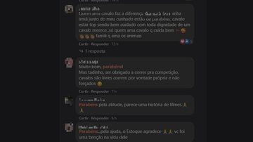 Internautas se emocionaram com a história da recuperação milagrosa de Estoque Recuperação de Estoque - Foto: Reprodução / Cubatão News