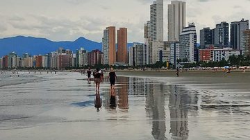 Praia Grande adere à fase vermelha, mas pode recuar com melhora nos índices - Hebe Dorado/Facebook