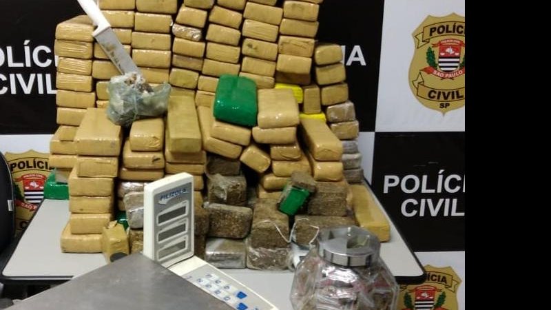 Polícia Civil apreende 112kg de maconha em São José dos Campos