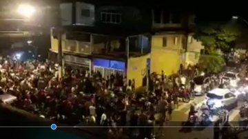 Imagem Santos (SP) | Baile funk escancara despreocupação no momento mais crítico da pandemia