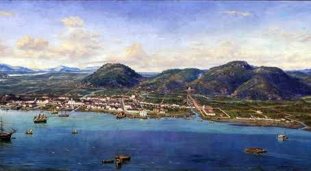 Panorama de Santos - 1822 - Benedito Calixto