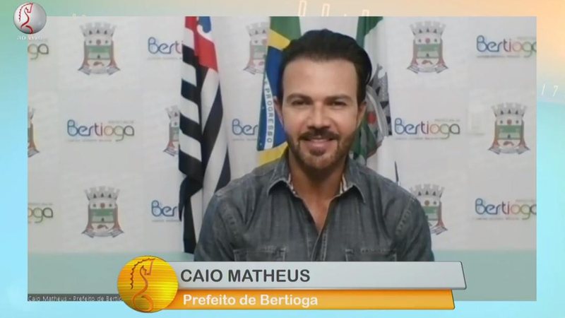Prefeito de Bertioga faz duras críticas ao governo do estado por falta de planejamento nas vacinas - Reprodução / Santa Cecilia TV