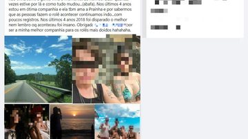 Declaração de amor da turista de São Paulo comoveu redes sociais regionais do litoral Amor na Prainha Branca, Guarujá - Imagem: Reprodução / Redes Sociais