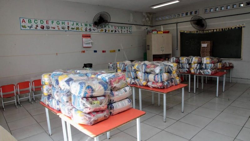 Somando essa entrega, chegará a 81 mil os kits distribuídos pela prefeitura durante a pandemia - Reprodução/ Prefeitura de Santos